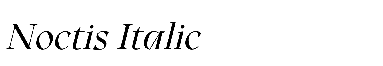 Noctis Italic
